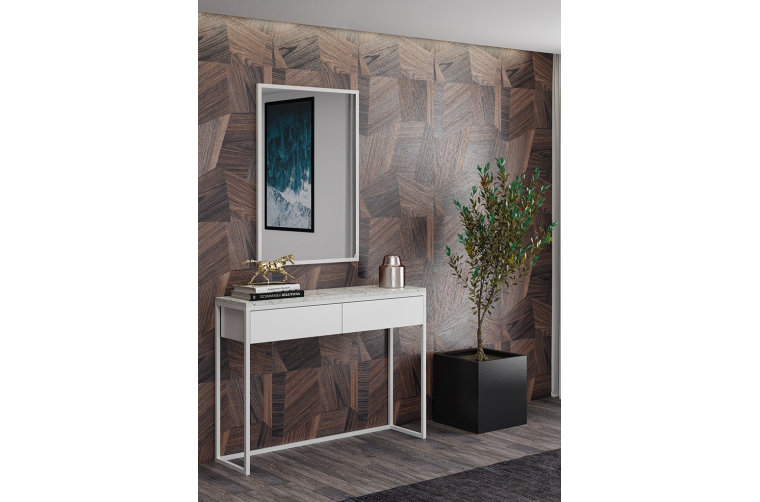 Prostokątne lustro Kara do przedpokoju lub...