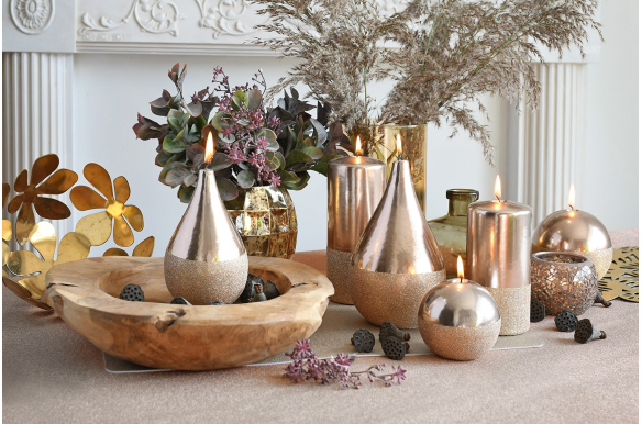 Świeca dekoracyjna Prince- walec 10 cm 2