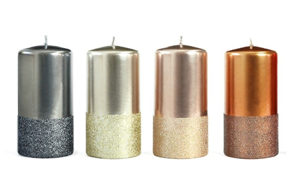 Świeca dekoracyjna Prince- walec 14 cm 2