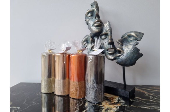 Świeca dekoracyjna Prince- walec 18 cm