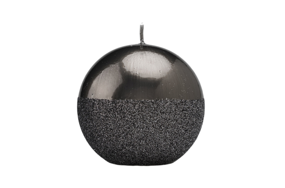 Świeca dekoracyjna Prince- kula 10 cm 2