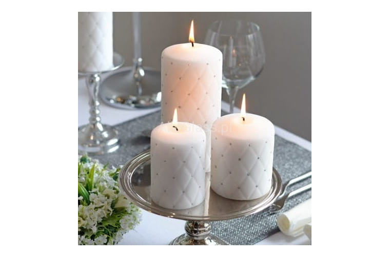 Świeca dekoracyjna Florencja- walec 14 cm