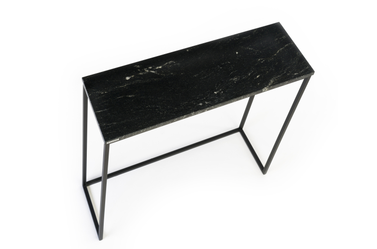 Konsola Ella z granitem Via Lactea 80x25x80-...