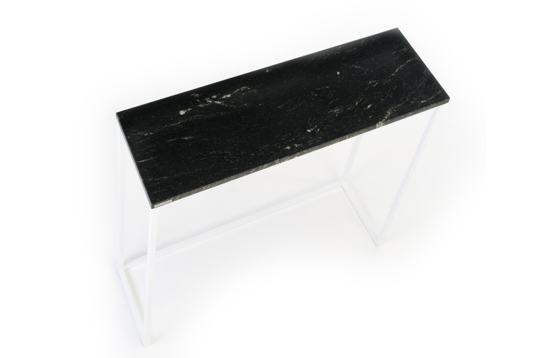 Konsola Ella z granitem Via Lactea 80x25x80-...