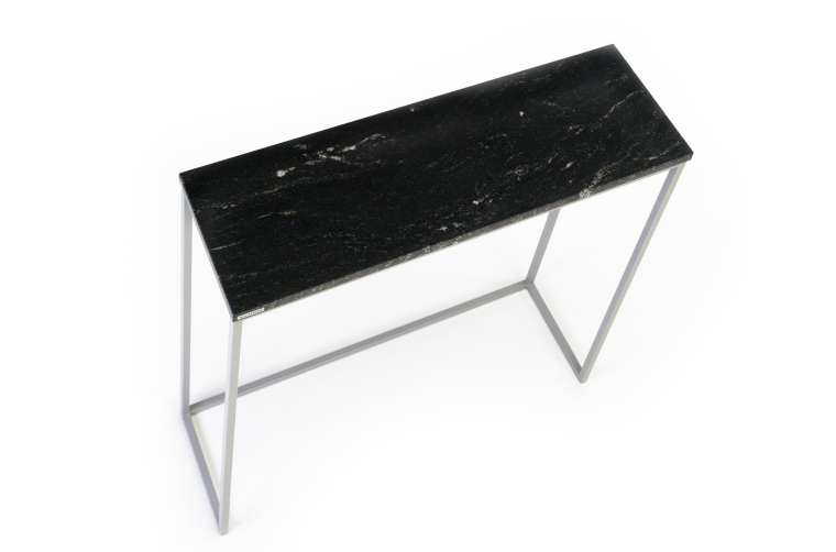 Konsola Ella z granitem Via Lactea 80x25x80-...
