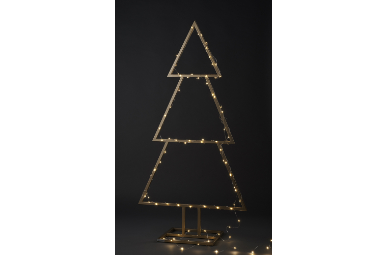 Stalowa choinka w stylu industrialnym