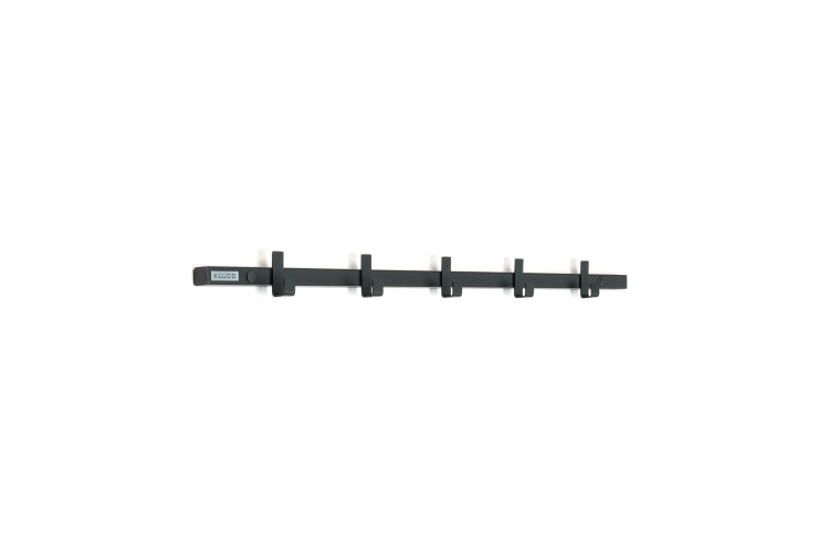 Wieszak Dag- szerokość 40cm, kolor czarny mat-...