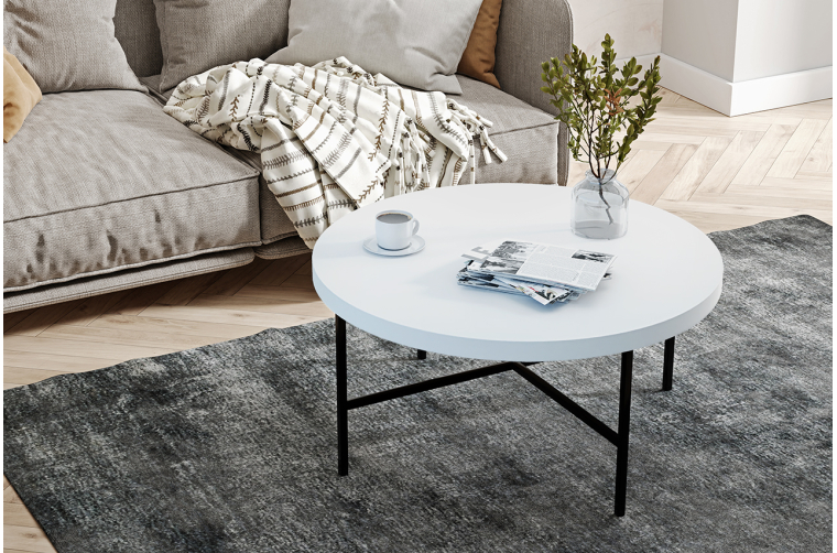 Okrągły stolik kawowy Eddi