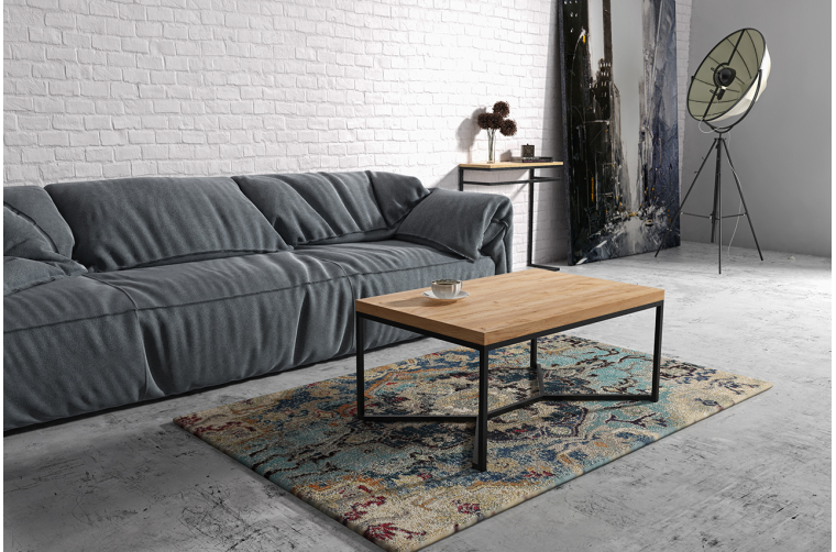 Stolik kawowy Sammi, ława industrialna