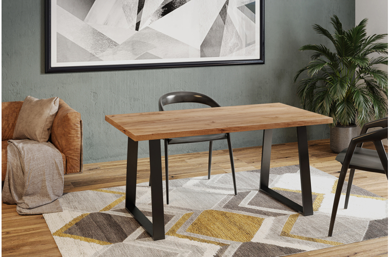 Nowoczesny stół Grim na stalowych nogach