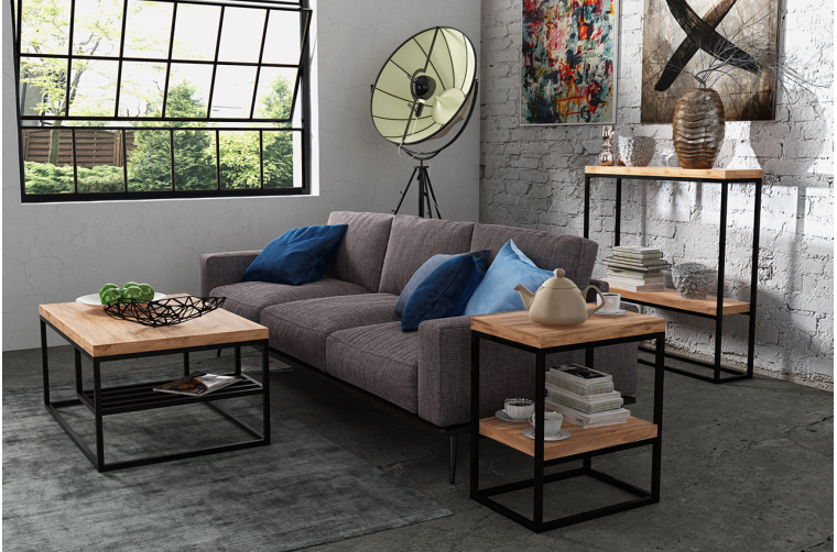 Stolik pomocniczy Gils z dodatkową półką