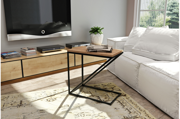 Nowoczesny stolik pomocniczy Trio