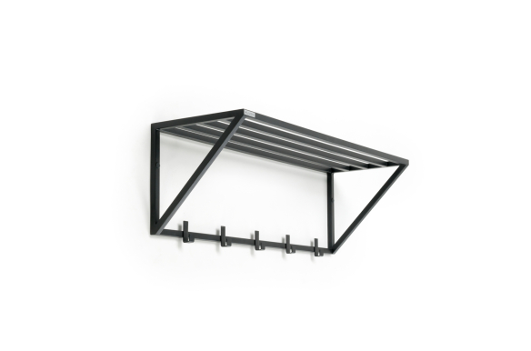 Wieszak Arni- szerokość 70cm, kolor czarny mat- wysyłka 24h