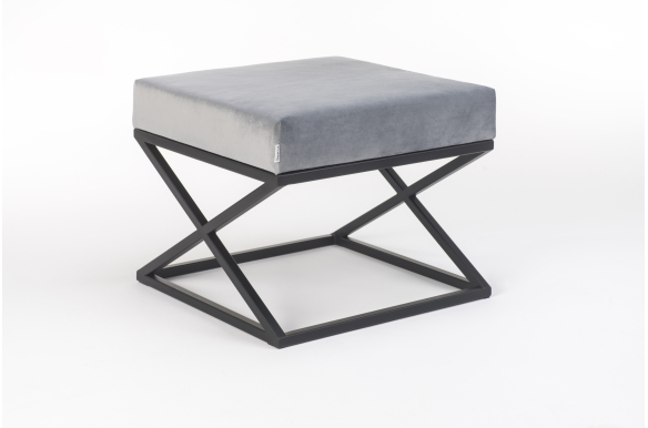 Siedzisko skórzane Irsa, puf industrialny