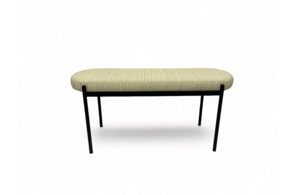 Ławka Lotta 100x35x45h - siedzisko CEDAR 01, stelaż czarny mat, wysyłka 24h