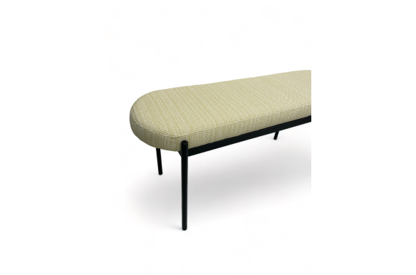 Ławka Lotta 100x35x45h - siedzisko CEDAR 01, stelaż czarny mat, wysyłka 24h