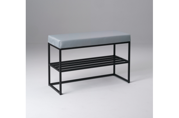 Ławka Geri basic z półką na buty 60 cm