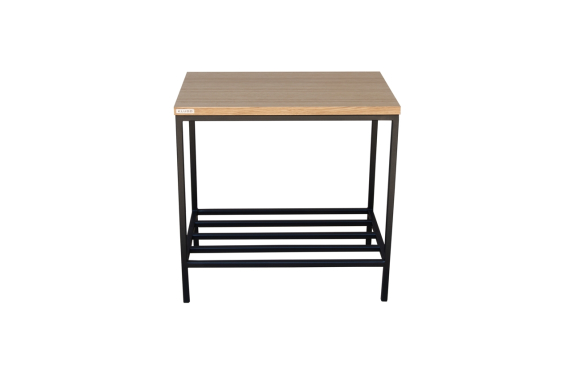 Stolik pomocniczy Axel z półką 50x30cm- blat dąb... 2