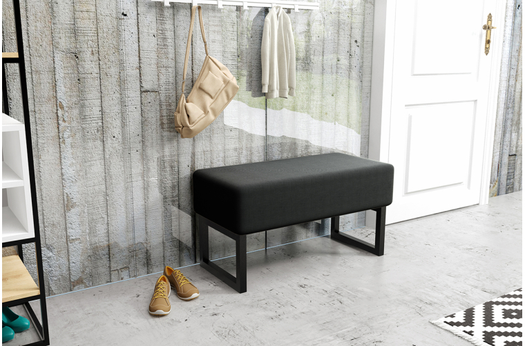 Ławka Alice z grubym siedziskiem beżowym