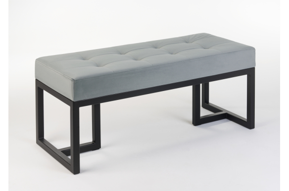 Ławka Ellyn z pikowanym siedziskiem beżowym