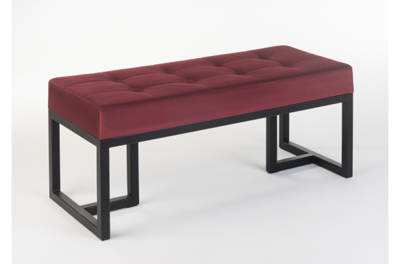 Ławka Ellyn z pikowanym siedziskiem beżowym