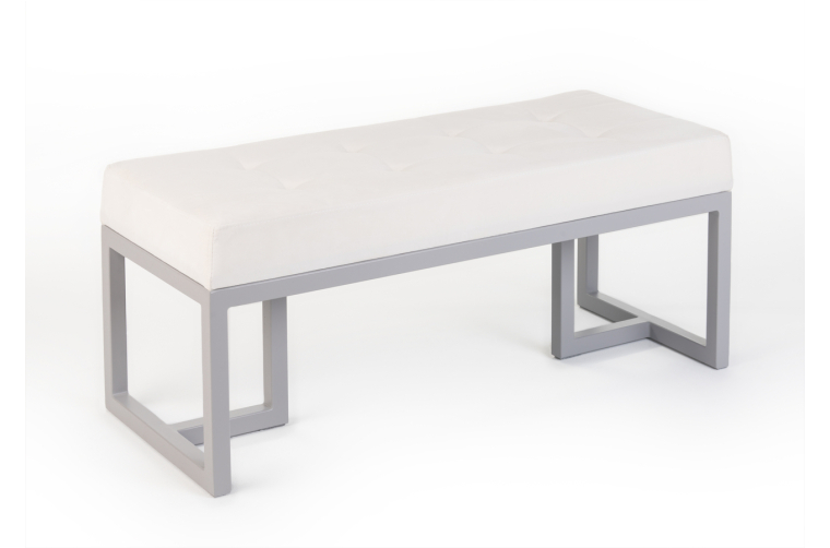 Ławka Ellyn z pikowanym siedziskiem beżowym