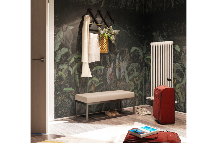 Loftowa ławka Tova do przedpokoju z siedziskiem...