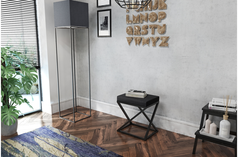 Siedzisko, taboret Kabi, puf industrialny z...