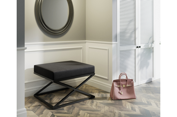 Siedzisko Irsa, puf industrialny z siedziskiem beżowym