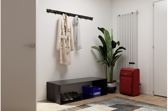 Metalowy stojak na buty Nari