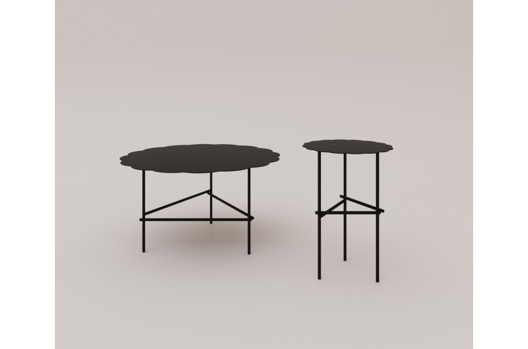 Boczny stolik metalowy Eni