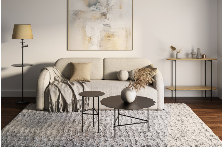 Boczny stolik metalowy Eni