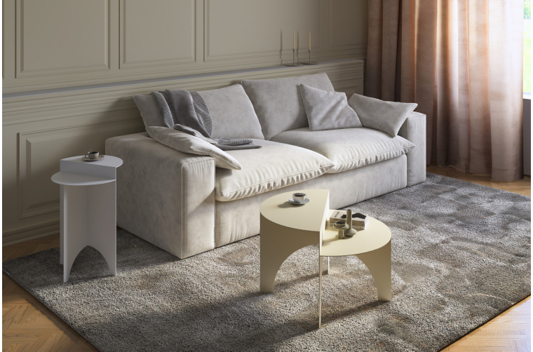 Stolik metalowy okrągły Funi