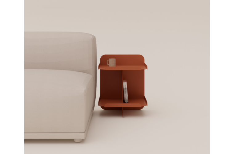 Stolik boczny  Split z metalu