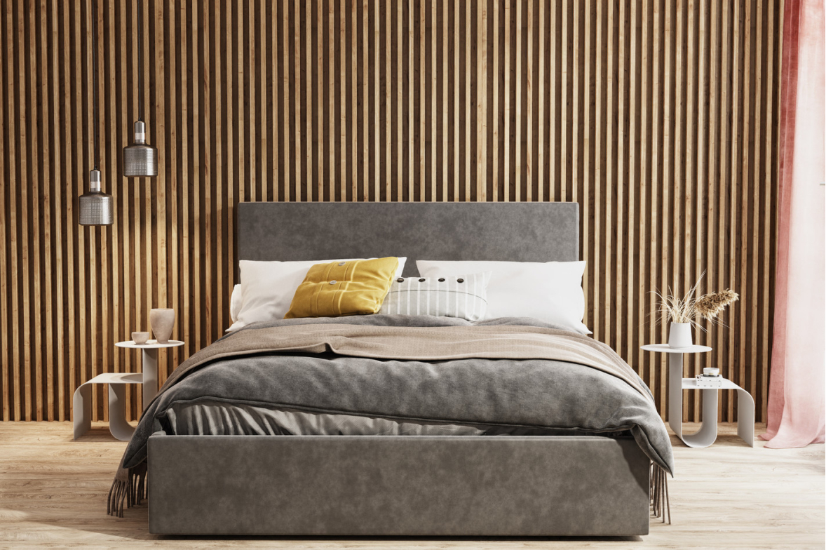 Stolik nocny metalowy Kalvi