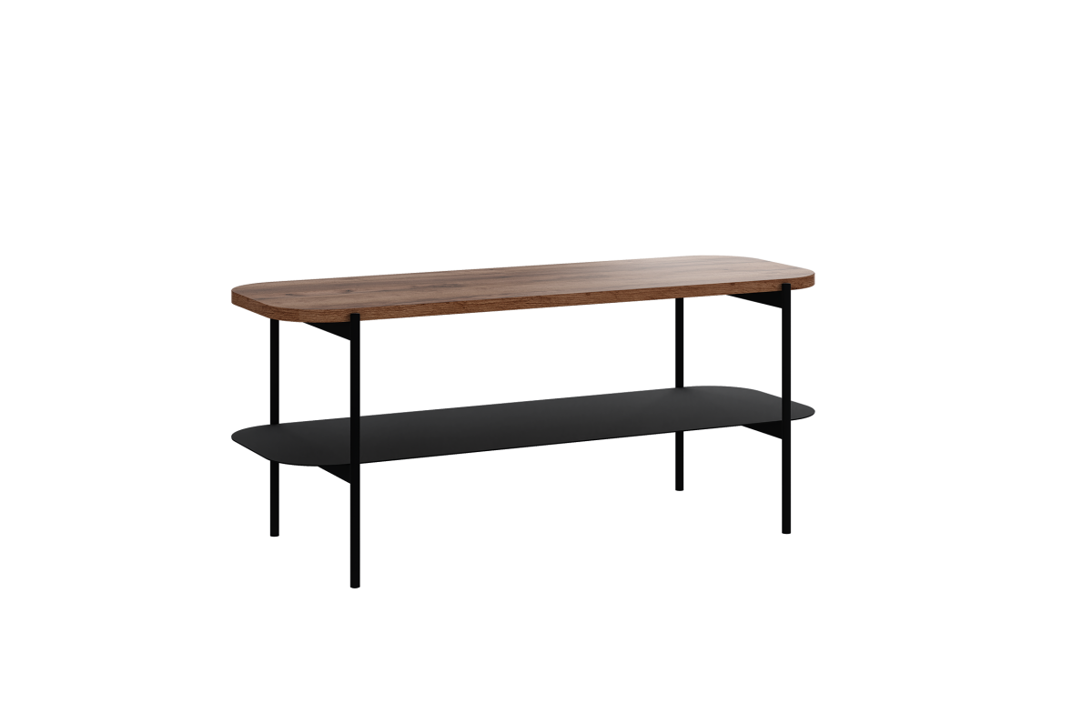 Ławka metalowa industrialna drewno dębowe Sansa