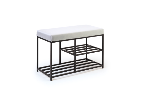 Ławka Livi z półkami na buty 80cm