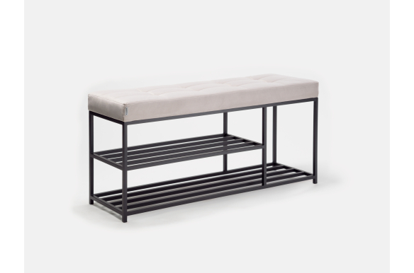 Ławka Livi z półkami na buty 80cm