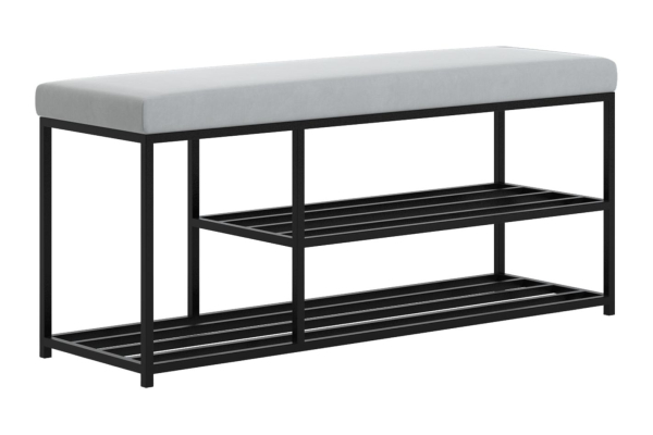 Ławka Livi z półkami na buty 80cm