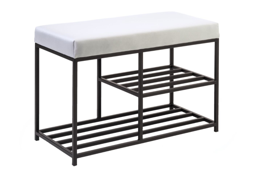 Ławka Livi z półkami na buty 100cm