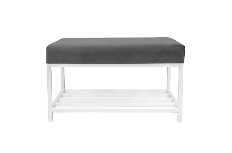Ławka Isa z półką na buty 90 cm