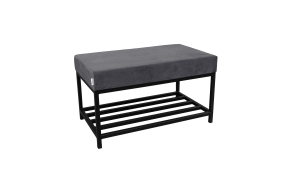 Ławka Isa z półką na buty 90 cm 2