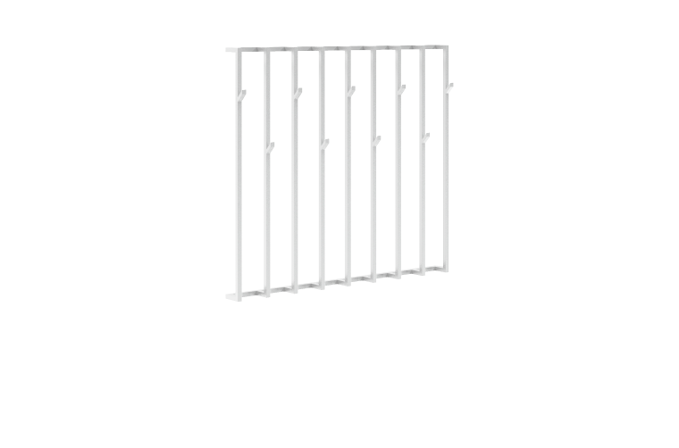 Industrialny wieszak ścienny Alf 70cm