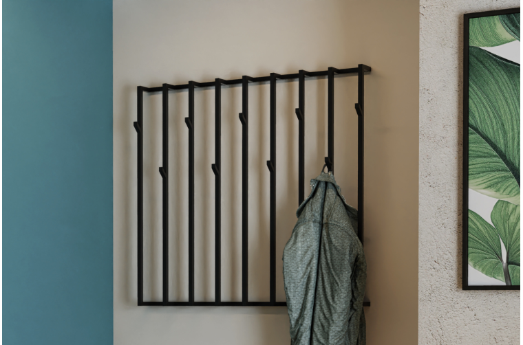 Industrialny wieszak ścienny Alf 90cm