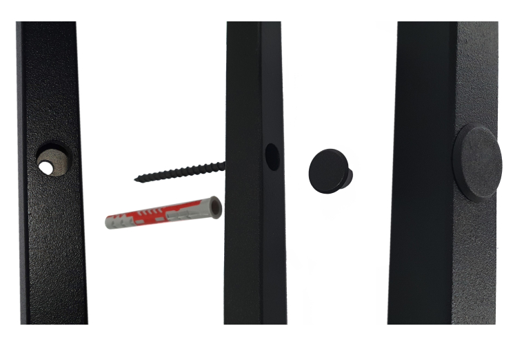 Minimalistyczny wieszak ścienny Sten 60cm