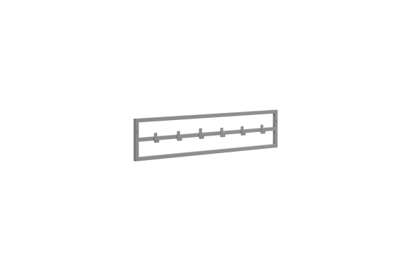 Minimalistyczny wieszak ścienny Sten 60cm