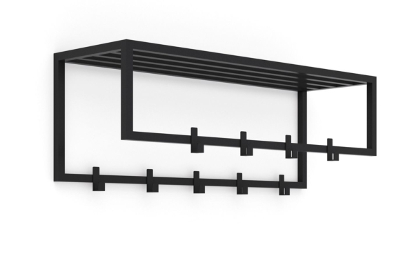 Wieszak Ari z półką na czapki 90 cm 2