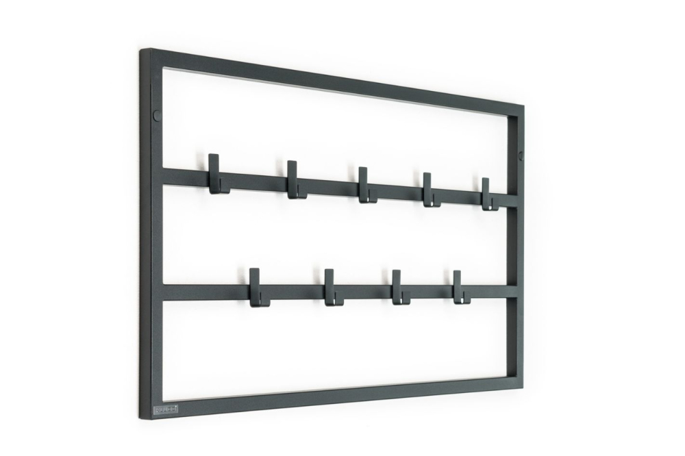 Industrialny wieszak na ścianę Hakki 90cm