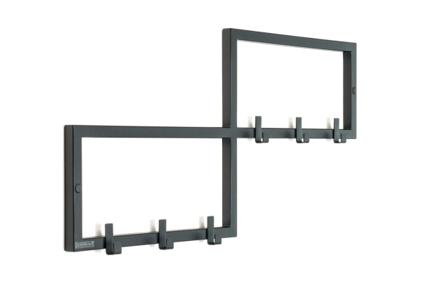 Industrialny wieszak na kurtki Endi 90cm 2