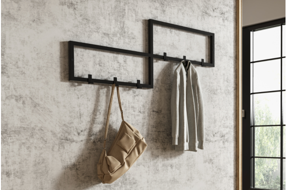 Industrialny wieszak na kurtki Endi 100cm